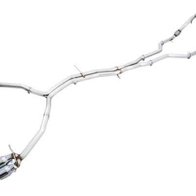 AWE Tuning Audi B9 S5 Sportback Track Edition Exhaust - Non-Resonated (Silver 102mm Tips)