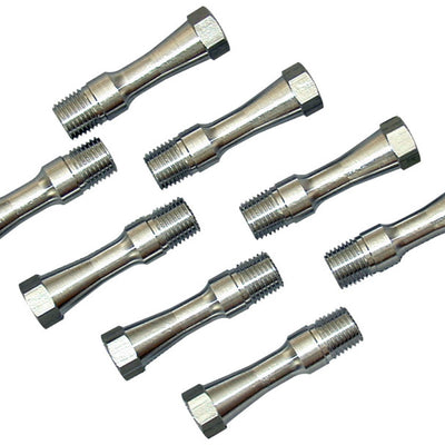 Moroso Lifter Valley Vents - 1/4in NPT w/Hex Head - Aluminum - 8 Pack