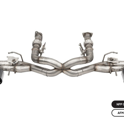 Corsa 2020-2025 Chevrolet Corvette C8 RWD 3in Delete 4 Valve Cat-Back w/NPP w/4.5in CF Black PVDTips