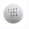 Ford Racing 15-19 Mustang GT350 White 6-Speed Shift Knob