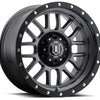 ICON Alpha 17x8.5 6x5.5 0mm Offset 4.75in BS 106.1mm Bore Gun Metal Wheel