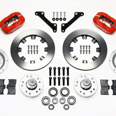 Wilwood Forged Dynalite Front Kit 12.19in Drilled Red 70-78 Camaro