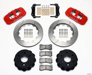 Wilwood AERO4 RearTruck Kit 14.25in Red 1999-2010 GM 1500-SUV 2 Piston OE Caliper