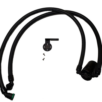 J&L 2021-2025 Ford F-150 3.5L Passenger Side Oil Separator 3.0 - Black Anodized