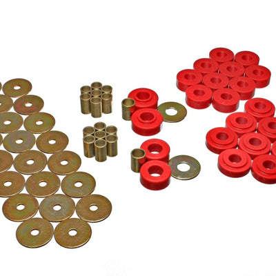 Energy Suspension Gm Body Mount Set - Red