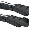 Rhino-Rack Rapid Tie Down Straps w/Buckle Protector - 3.5m/11.5ft - Pair - Black