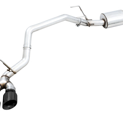 AWE Tuning 09-18 RAM 1500 5.7L (w/o Cutout) 0FG Single Side Exit Cat-Back Exhaust - Diamond Blk Tips