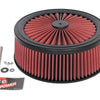 aFe MagnumFLOW Air Filters Round Racing P5R A/F TOP Racer 14D x 5H (Blk/Red)