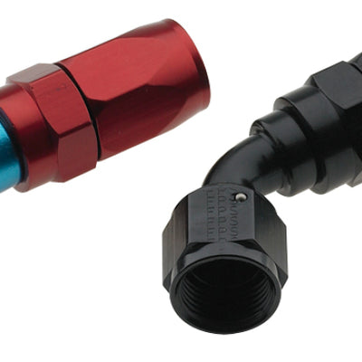Fragola -4AN x 60 Degree Pro-Flow Hose End - Blue/Red