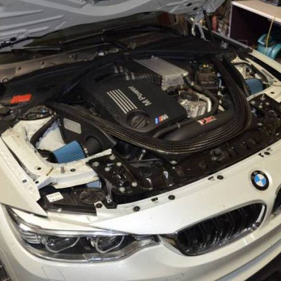 Injen 2015 M3/M4 3.0L Twin Turbo Wrinkle Red Short Ram 2pc. Intake System w/ MR Technology