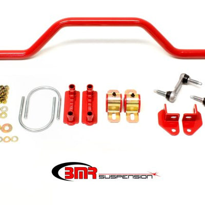 BMR 64-72 A-Body Rear Pro-Touring Style Hollow 1.125in Sway Bar Kit - Red