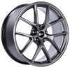 BBS CI-R 19x9.5 5x120 ET40 Platinum Silver Polished Rim Protector Wheel -82mm PFS/Clip Required