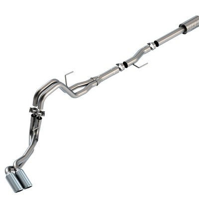 Borla F-150 2021 2.7L/3.5L 4dr CC SB EC STB Lari/King R/Plinum/LTD 3/2.25 DSE Cat-Back AK CHR Tips