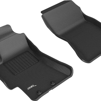 3D MAXpider 08-11 Subaru Impreza / WRX / 08-14 Impreza WRX STI Kagu 1st Row Floormats - Black