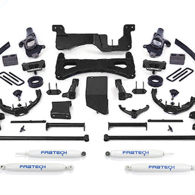 Fabtech 01-06 GM C/K2500HD 8in Perf Sys w/Perf Shks