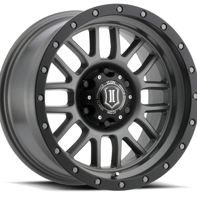 ICON Alpha 17x8.5 5x5 0mm Offset 4.75in BS 71.5mm Bore Titanium Wheel