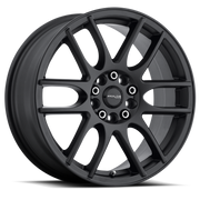 Raceline 141B Mystique 18x7.5in / 5x108/5x114.3 BP / 42mm Offset / 72.62mm Bore - Satin Black Wheel