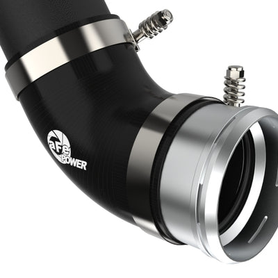 aFe BladeRunner 21-22 Ford F-150 Ecoboost V6-3.5L(tt) Aluminum Hot and Cold Charge Pipe Kit Black