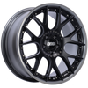 BBS CH-RII 21x9.5 5x112 ET33 Satin Black Center Platinum Lip SS Rim Prot Wheel PFS Req w/MS Etching