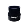 Torque Solution Transition Silicone Coupler: 2 inch to 3 inch Black Universal