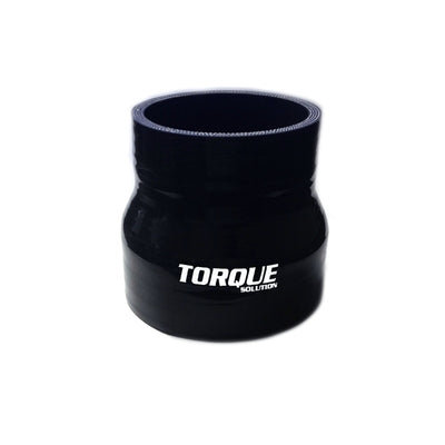 Torque Solution Transition Silicone Coupler: 2 inch to 3 inch Black Universal