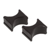 Prothane Universal Shock Reservoir Mounts - 2.0/2.0 Diameter - Black