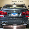 AWE Tuning BMW F10 M5 Touring Edition Axle-Back Exhaust Chrome Silver Tips