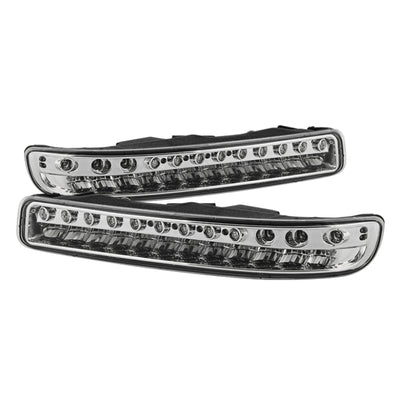 xTune GMC Sierra 99-06 Full LED Bumper Lights Chrome CBL-JH-GS99-LED-C
