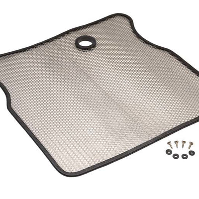 Kentrol 55-86 Jeep CJ Bug Shield - Polished Silver