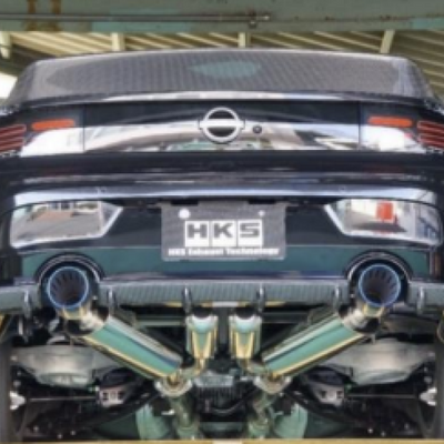 HKS SUPER TURBO MUFFLER RZ34 VR30DDTT
