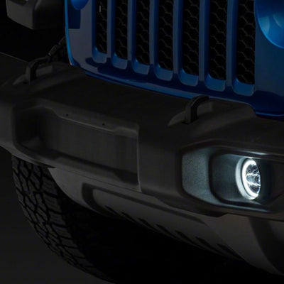 Raxiom 07-23 Jeep Wrangler JK & JL 20-23 Jeep Gladiator JT Axial Series LED Fog Lights w/ Halo