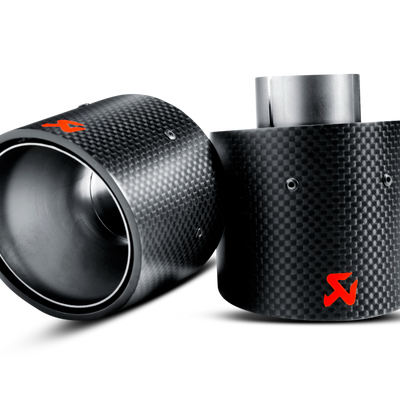 Akrapovic 07-14 MINI Cooper S (R56) / Cooper S Cabrio (R57) Tail Pipe Set (Carbon)