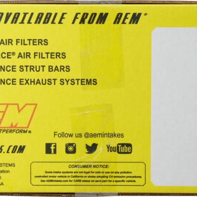 AEM 88-91 Civic EX/SI CRX SI Red Short Ram Intake