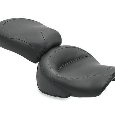 Mustang 96-04 Kawasaki Vulcan 1500 Classic, 99-01 Nomad Standard Touring 2PC Seat - Black