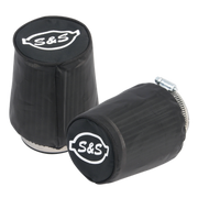 S&S Cycle Air Filter Cover For Tapered S&S Tuned Induction Filters - Black Nylon - 2 Pack
