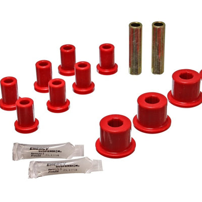 Energy Suspension Rear Spring And Shackle Bushng - Red