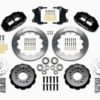 Wilwood Narrow Superlite 6R Front Hub Kit 12.88in Heidts Tri -5 2 inch Drop Spindle
