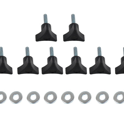 Kentrol 1997 Jeep Wrangler TJ-02 Hardtop Screws - Textured Black