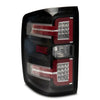 Raxiom 14-18 Chevrolet Silverado 1500 LED Taillights w/ SEQL Turn Signals- Blk Housing (Clear Lens)