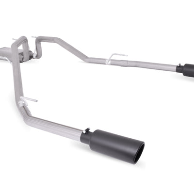 Gibson 14-17 Ram 1500 Big Horn 3.0L 3in Cat-Back Dual Split Exhaust - Black Elite