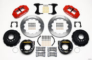 Wilwood Narrow Superlite 4R Rear P-Brk Kit 12.88in Red Chevy 12 Bolt-Spec 3.15in Bearing