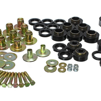 Energy Suspension 68-72 Chevy Chevelle/Monte Carlo/Malibu/El Camino Black Body Mount Set