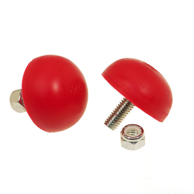 Prothane Universal Bump Stop 11/16X1 5/8 Dia Btn - Red