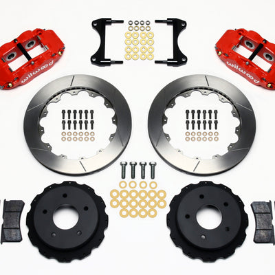 Wilwood Narrow Superlite 4R Rear Kit 12.88in Red 65-82 Corvette C2/C3