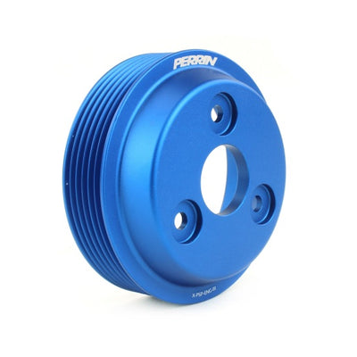 PERRIN 15-21 Subaru WRX / 18-20 Crosstrek / 14-18 FXT Lightweight Water Pump Pulley - Blue