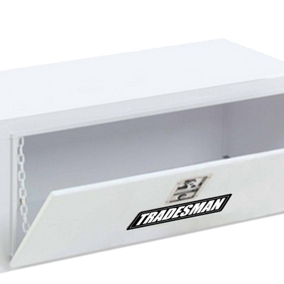 Tradesman Steel Underbody Truck Tool Box (30in.) - White
