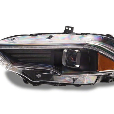 Raxiom 18-23 Ford Mustang GT EcoBoost LED Projector Headlights- Blk Housing (Clear Lens)
