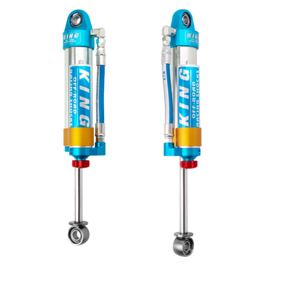 King Shocks 96-04 Toyota Tacoma (6 Lug) Rear 2.5 Dia Piggy Hose Reservoir Shock w/Adjuster (Pair)