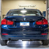 AWE Tuning BMW F30 320i Touring Exhaust &amp; Performance Mid Pipe - Chrome Silver Tip (102mm)
