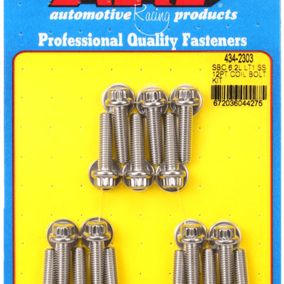 ARP Chevy LT1 6.2L Ignition Coil 12pt Stainless Steel Bolt Kit